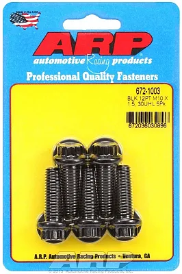ARP 6721003 M10 X 1.50 X 30 12Pt Blk