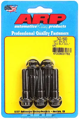 ARP 7421500 3/8&#039;-24 X 1.500 12Pt Blk