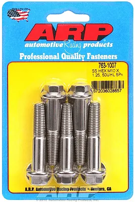 ARP 7631007 M10 X 1.25 X 50 Hex Ss