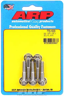 ARP 7701003 M6 X 1.00 X 30 12Pt Ss