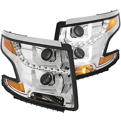 ANZO 111341 Projector Headlights W/ U