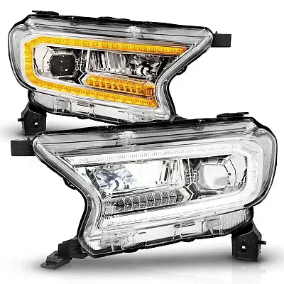 ANZO 111614 Led Projector Headlight; Full Led;