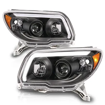 ANZO 111616 Led Bar Projector Black Headlight