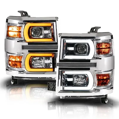 ANZO 111618 Chrome Housing Dual Switchback+Sequ