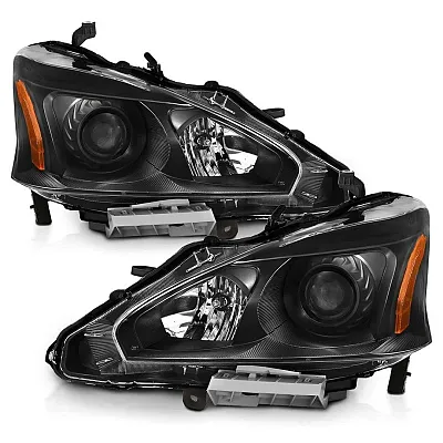 ANZO 121549 Projector Headlight Set; Clear Lens