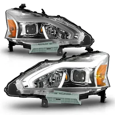 ANZO 121570 Projector Headlights W/ Light Bar C