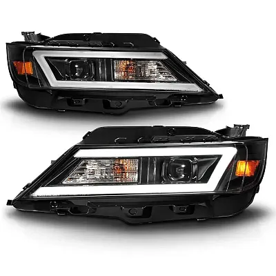 ANZO 121574 Projector Headlight Set; Square; Le