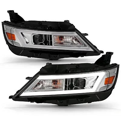 ANZO 121575 Projector Headlight Set; Square; Le