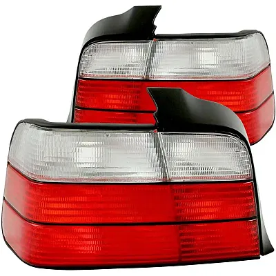 ANZO 221216 Taillights Red/Clear
