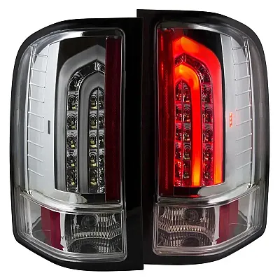 ANZO 311224 Led Tail Lights Chrome Cl