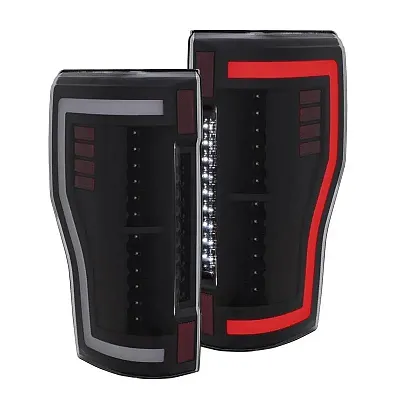 ANZO 311287 Led Taillights Red/Clear