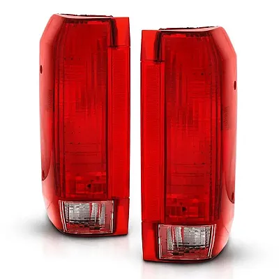 ANZO 311306 Tail Light Assembly; Red/Clear Lens