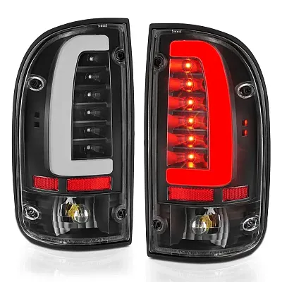 ANZO 311353 Led Taillights Black Housing Clear