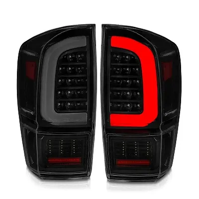 ANZO 311401 Tail Light Assembly; Smoke Lens; Bl