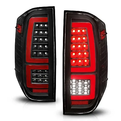 ANZO 311436 Full Led Tail Lights W/ Red Light B