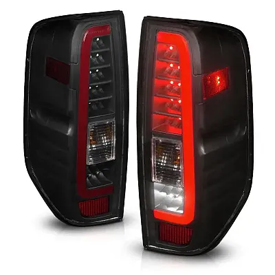 ANZO 311444 Led Tail Lights W/ Light Bar Black