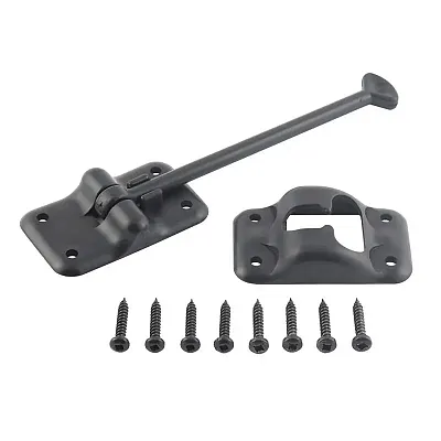 AP PRODUCTS 013085BL Plastic Door Holdback 6' Black