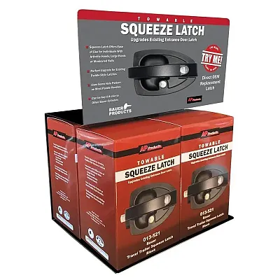AP PRODUCTS 013522 Standard Squeeze Latch Counter Disp