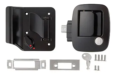AP PRODUCTS 013688 Bauer Metal Travel Trailer Lock Blk