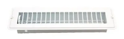 AP PRODUCTS 13640 2-1/4 X 10 White Floor Rg