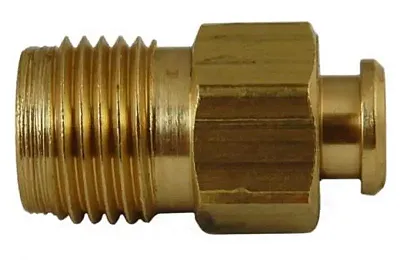 AP PRODUCTS ME2131 1/4&#039; Inverted Plug- Brass