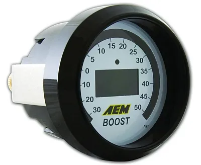 AEM ELECTRON 304408 Digital Boost Gauge 30~50