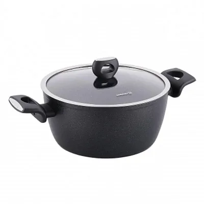 Korkmaz Nora 2 Piece 3 Liter Alumium Nonstick Casserole Dish with Lid
