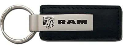 AUTO GOLD KC1540RAM Ram Black Leather Key Fob