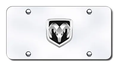 AUTO GOLD RAMOEMCC Ram Logo Chr/Chr Plate