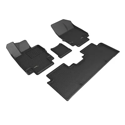 3D MATS/U-AC GS01201509 Flr Mat Genesis Gv60 2023 Blk R1R2