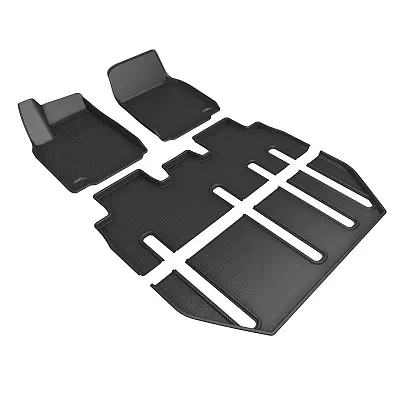 3D MATS/U-AC L1TL048015 Tesla Model X 7 Seat 2022-2023 Kagu