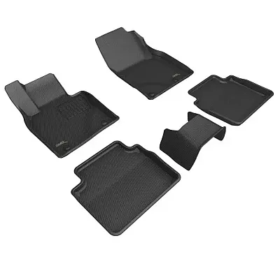 3D MATS/U-AC MZ08101509 Flr Mat Mazda Cx-50 2023 Blk R1 R2