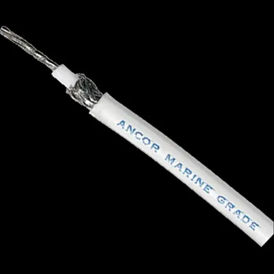 ANCOR 151510 Coaxial Cable Rg 8X White - 100Ft