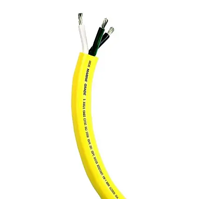 ANCOR 153710 Shore Power Cord 10/3 Stow Yellow