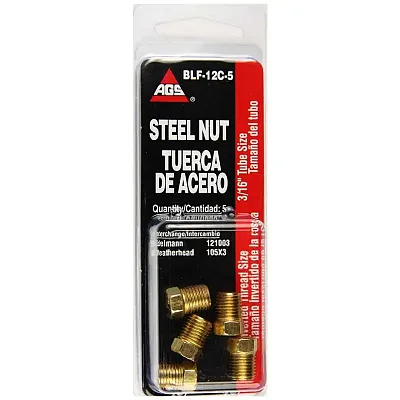 AGS BLF12C5 3/16&#039;X 3/16&#039; Steel Nut
