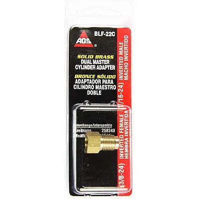 AGS BLF22C 3/16&#039;To1/4&#039; Std Adpt