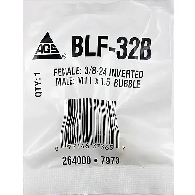 AGS BLF32B 3/8-24 - M11 X 1.5 Bubble