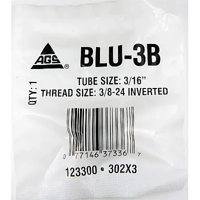 AGS BLU3B 3/16 (3/8-24 Inverted)