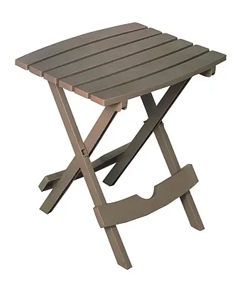 ADAM&#039;S MFG 8510963734 Quik-Fold Side Table - Portobello