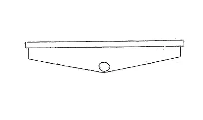 ALPHA SYSTEM 207001C 28X54X6.5 Ht W/3&#039; Drain Grom. Probe