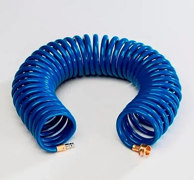 AMER BRASS CRDCOILBLU 15&#039; Coiled Blu Ext Hose