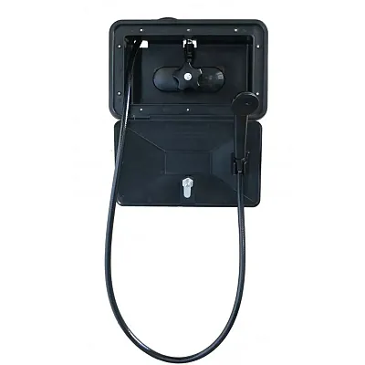 EMPIRE FAUCE SHWRBOX1BL Shwr Box W/Sngl Lvr Blk Shwr Valv