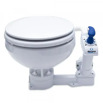 ALBIN 0701001 Manual Compact Toilet