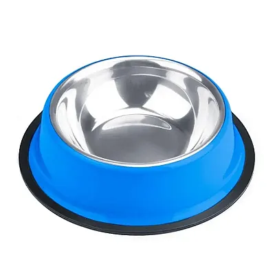 8oz. Blue Stainless Steel Dog Bowl ABWL-102