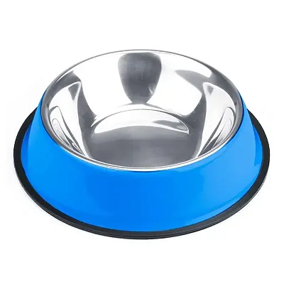 24oz. Blue Stainless Steel Dog Bowl ABWL-104