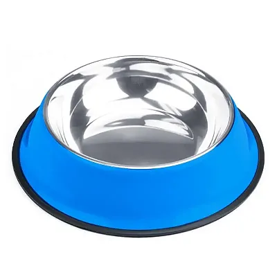 40oz. Blue Stainless Steel Dog Bowl ABWL-105