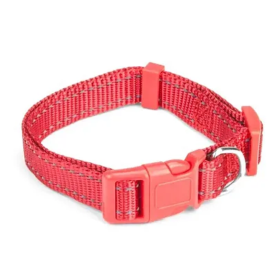 Small Red Adjustable Reflective Collar ACLR-001