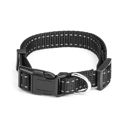 Smal Black Adjustable Reflective Collar ACLR-002