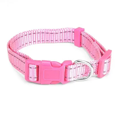 Small Pink Adjustable Reflective Collar ACLR-004