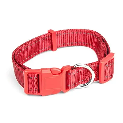 Medium Red Adjustable Reflective Collar ACLR-101